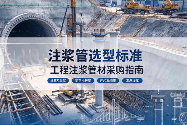 房山区注浆管选型标准