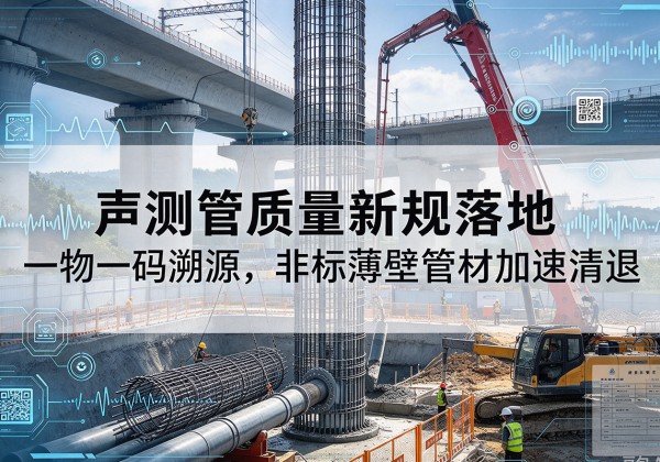 房山区声测管质量新规落地，一物一码溯源，非标薄壁管材加速清退