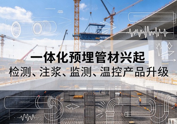 房山区一体化管材产品兴起，声测注浆一体管、多功能预埋管应用增多