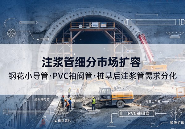房山区注浆管细分市场扩容，隧道钢花小导管、PVC 袖阀管、桩基后注浆管需求分化